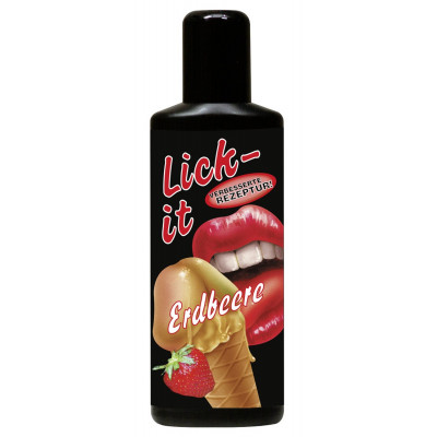 LUBRIFICANTE AROMA FRAGOLA "LICK-IT" - 50 ML