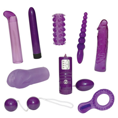 KIT DEL PIACERE 9 PEZZI "TOYS! SO CUTE" VIOLA